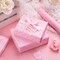 Valentine's Day Wrapping Paper - Mini Roll - 17 Inch X 33 Feet - Sweet Gold Foil Pink Love Heart Design for Valentine's Day, Wedding, Anniversary, Birthday, Baby Shower